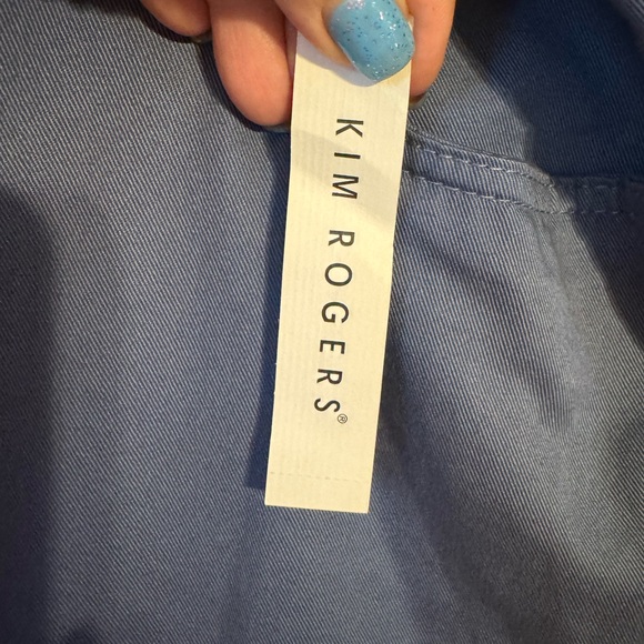 NWT Kim Rogers Blue Cropped Pants PLUS: 16    #5 - Picture 9 of 9